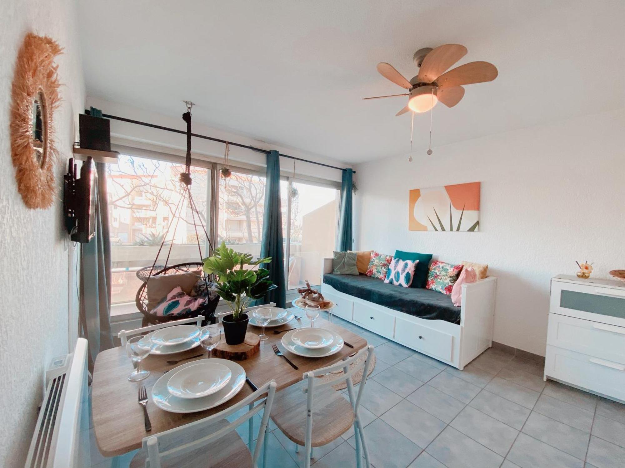 Apartamento Superbe T2 au calme avec balcon sur la marina - 10 Canet-en-Roussillon Exterior foto